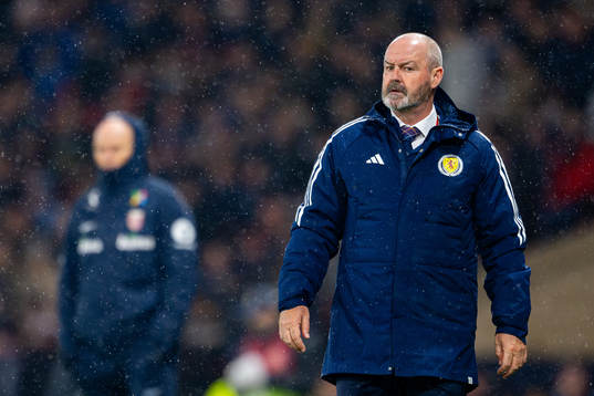 Head coach Steve Clarke of Scotland
