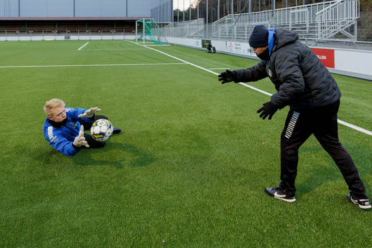Utsiktens målvakt Lukas Lehto