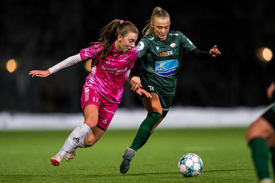 Edit Lund Machlik of TIL 2020 and Sandra Østenstad of Avaldsnes