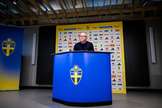 Sveriges förbundskapten Janne Andersson