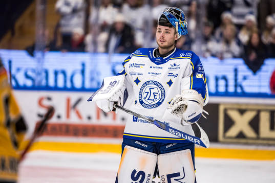 Leksands målvakt Filip Larsson