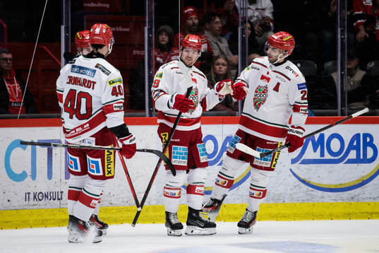 MoDos spelare jublar