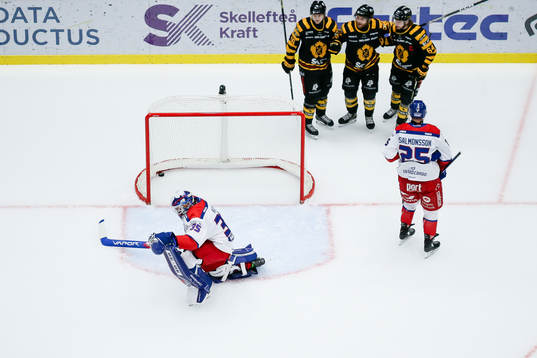 Skellefteås Filip Sandberg jublar