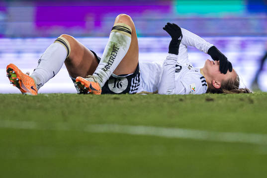 Camilla Linberg of Rosenborg in pain