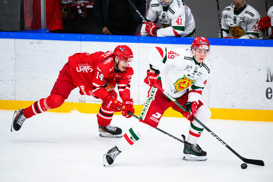 Almtunas Alexander Ljungkrantz och Moras Noah Steen