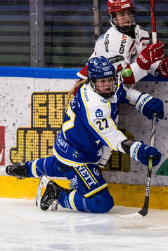 Leksands Shay Maloney och Modos Adela Sapovalivova