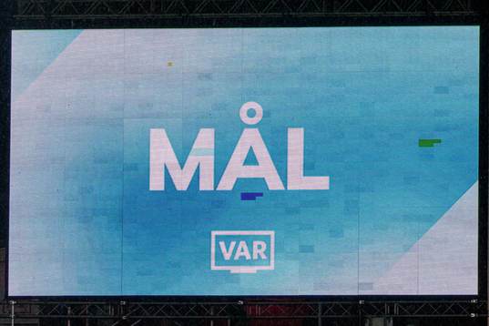 Video assistant referee (VAR) check