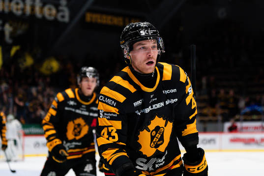 Skellefteås Filip Sandberg jublar