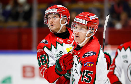 Frölundas Gustav Rydahl jublar