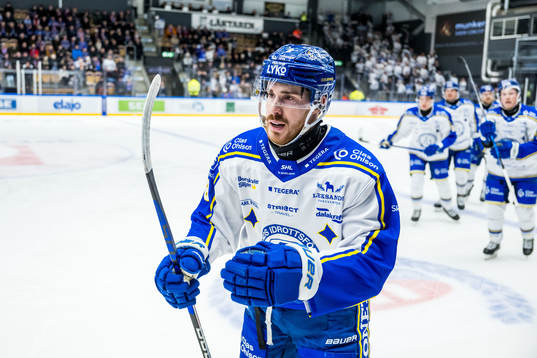 Leksands IFs Matt Caito jublar