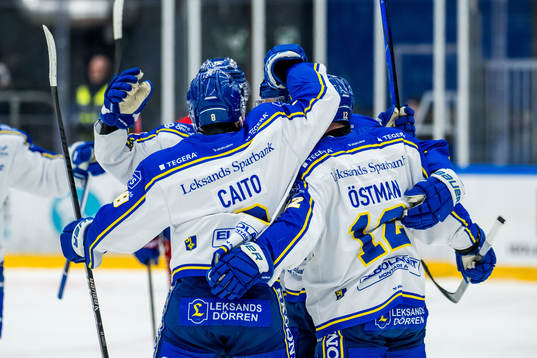 Leksands IFs Matt Caito jublar