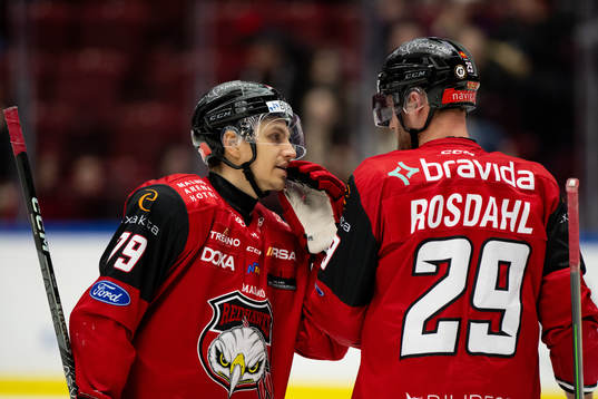 Malmö Redhawks Jakub Galvas och Kim Rosdahl