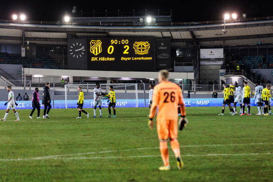 Goalkeeper Peter Abrahamsson of BK Häcken