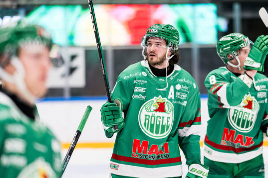 Rögle BKs Dennis Everberg jublar