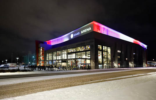 SAAB Arena före ishockeymatchen i SHL mellan Linköping
