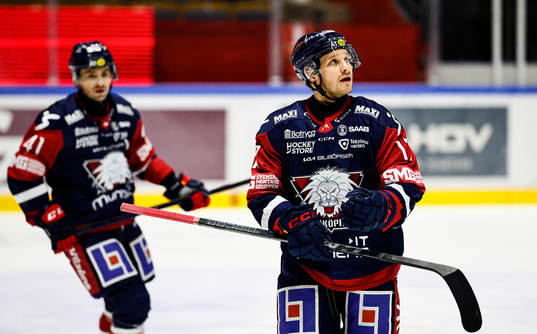 Linköpings Sebastian Strandberg jublar