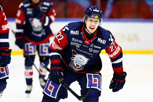 Linköpings Vilmos Gallo jublar