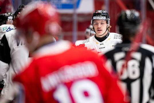 Malmö Redhawks Anton Wahlberg jublar