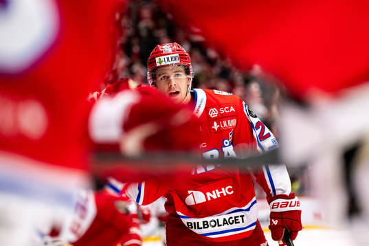 Timrås Filip Hållander jublar