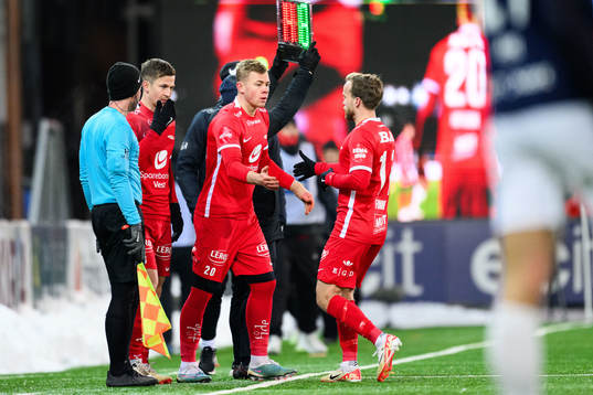 Aune Selland Heggebø and Bård Finne of Brann