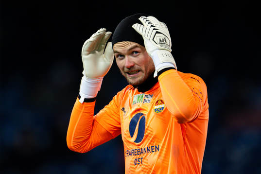 Goalkeeper Viljar Myhra of Strømsgodset