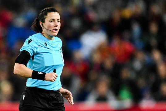 Referee Kateryna Monzul