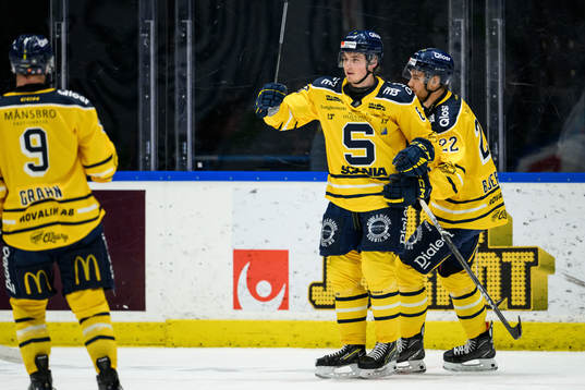 Södertälje SKs William Wiå jublar