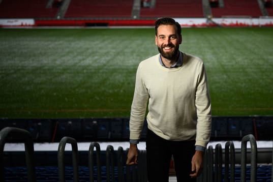 Mikael Dahlberg, sportsligt ansvarig i Helsingborg poserar för ett porträtt den 6 december 2023 i Helsingborg. 
