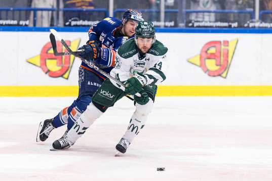 Växjö Lakers HCs Manuel Ågren och Färjestad BKs