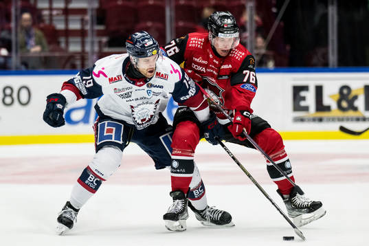 Linköpings Patrick Russell och Malmö Redhawks Tomi