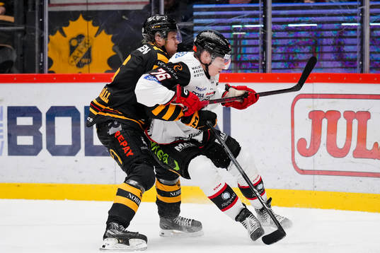 Skellefteås Måns Forsfjäll och Malmö Redhawks Tomi