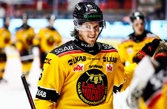 Luleås Marcus Hardegård jublar