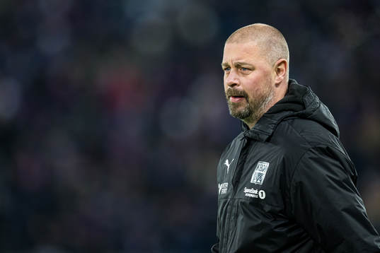 Conny Månsson, goalkeeper coach of Kristiansund, ahead of the Eliteserien playoff football match between Vålerenga and Kristiansund on December 10, 2023 in Oslo.