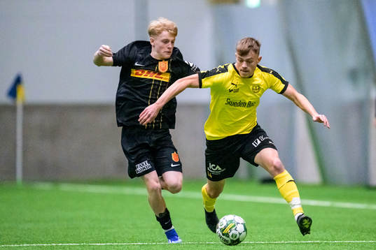 Nordsjällands Oliver Klang och Mjällbys Vilmer Gehander