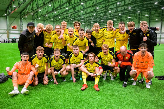 Bla gjennom flere bilder av Fotboll, Skandinaviska Mästerskapen U17, Mjällby - Nordsjälland