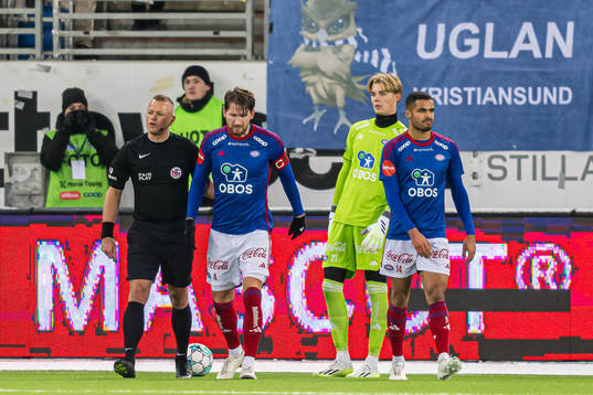 Stefan Strandberg of Vålerenga in pain