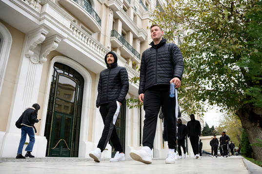 Simon Sandberg and goalkeeper Johan Brattberg