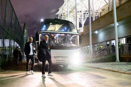 Assistant coach Martin Foyston and Head coach Per-Mathias