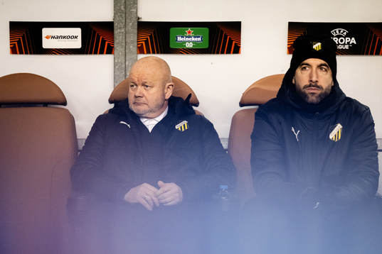 Head coach Per-Mathias Høgmo and Assistant coach Martin