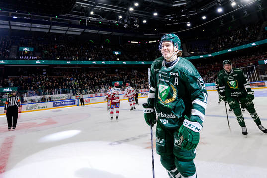 Färjestads Joakim Nygård jublar