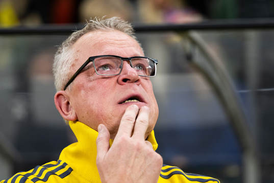 This picture is part of Bildbyrån’s selection of best sports photos from 2023. Originally published 231119 Head coach Janne Andersson ahead of the UEFA Euro Qualifier football match between Sweden and Estonia on November 19, 2023 in Stockholm, Sweden.