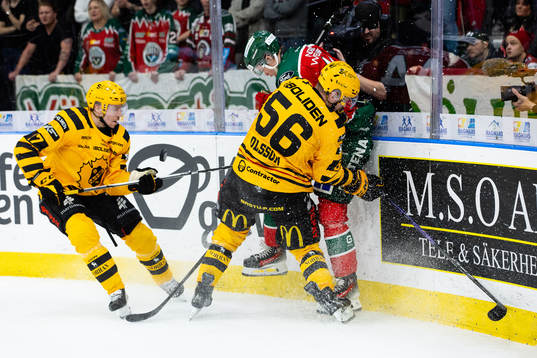 Skellefteås Pär Lindholm och Anton Olsson mot Frölundas