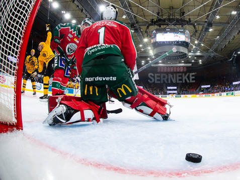Skellefteås Filip Sandberg jublar