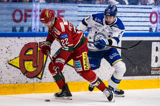 MoDos Adam Pettersson och Leksands Alexander Lundqvist