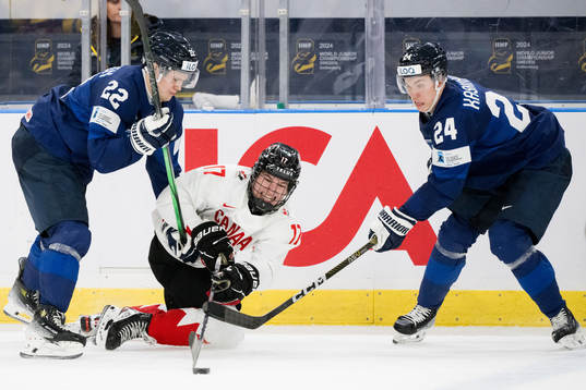 Kasper Halttunen and Aleksanteri Kaskimaki of Finland and