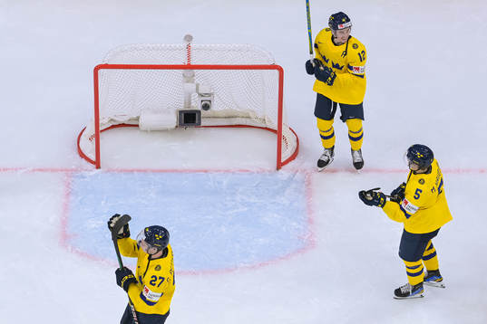 Oskar Pettersson, Noah Östlund and Mattias Hävelid of
