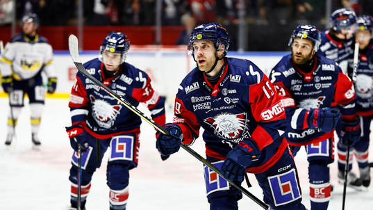 Linköpings Patrick Russell jublar