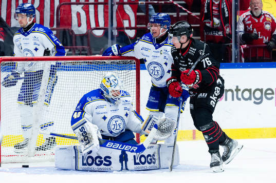 Malmö Redhawks Tomi Sallinen gör 1-4 bakom Leksands