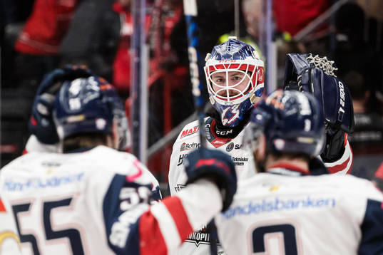 Linköpings Marcus Högberg jublar