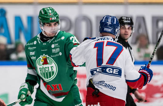 Rögles Lian Bichsel och Oskarshamns Jonas Engström